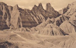 View Of Badlands The Badlands Nat Monument South Dakota Albertype - Andere & Zonder Classificatie