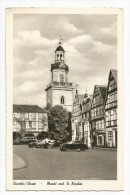 I2912 Rinteln Weser - Markt Mit St- Nicolai Kirche - Auto Cars Voitures / Viaggiata 1961 - Rinteln