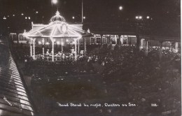 ESSEX - CLACTON - BANDSTAND BY NIGHT RP Es535 - Clacton On Sea