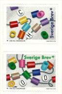 Sweden - 2014 - Charity Stamps - World Childhood Foundation - Mint Self-adhesive Stamp Pair - Ongebruikt