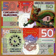 KAMBERRA  50 NUMISMAS  2.012  "Año Del Dragon" UNC/SC PLANCHA  T-DL-10.559 - Andere - Oceanië