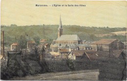 Cpa De Maromme.  L'église Et La Salle Des Fêtes. - Maromme