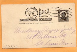 United States 1908 Card Mailed - 1901-20