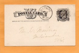 United States 1883 Card Mailed - ...-1900