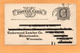 United States 1883 Card Mailed - ...-1900