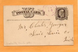 United States 1877 Card Mailed - ...-1900