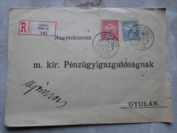 Hungary - Registered  Cover  Sámson - Békéssámson  -Gyula  1901   Békés Vármegye D128794 - Storia Postale