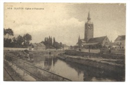 CPA - BLATON - Eglise Et Panorama  // - Bernissart