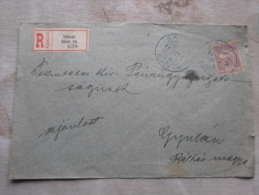 Hungary - Sámson -to Gyula (kis Utalv.)-  Registered Cover - 1901  -  Békés Vármegye D128801 - Lettres & Documents