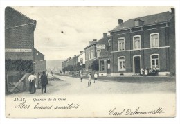 CPA - AMAY - Quartier De La Gare - Café  // - Amay