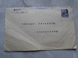 Hungary -  Nagybárkány - Sámsonháza - Nógrád Vm.  Postaügyn.  To Városi Árvaszék - Békéscsaba   1944   D128828 - Covers & Documents