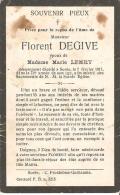 Florent Degive Sorée 1917 C. Froidebise Guillaume Censuré P.B.n.3215 - Décès