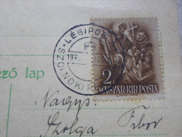 Hungary - Légiposta - Szolnok -Szolnoki  Repülönap  1939   D128835 - Marcofilie