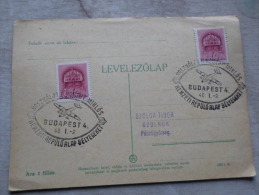 Hungary- Használja A Horthy Miklós Nemzeti Repülöalap Bélyegeket -  1940 -aviation  Airplane    D128847 - Poststempel (Marcophilie)