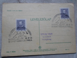 Hungary- KASSA  -Téli Sport A Kassai Havasokban - Sporthét 1939     D128851 - Poststempel (Marcophilie)