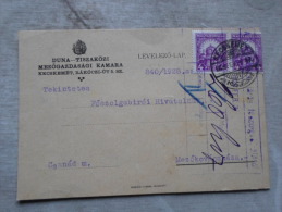 Hungary-  Duna-Tisza Közi M.Kamara Kecskemét - To Mezökovácsháza  1928     D128852 - Lettres & Documents