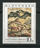 (cl.18 - P27) Slovaquie ** N° 282 (ref. Michel Au Dos) - "Paysage De Terchova" Tableau. (chevaux) - - Unused Stamps