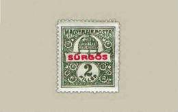 Hungary 1916. MAGYAR KIRÁLYI POSTA "SURGOS" Stamp MNH (**) Michel:180 / 0.50 EUR - Neufs