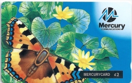 UK (Mercury) - Butterfly (Mercury One2One), 40MERC-MER434E, Used - [ 4] Mercury Communications & Paytelco