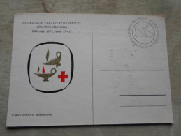 Hungary-  III. Orsz. Véradó Konferencia  Bélyegkilállítása - Békéscsaba  1971 - Red Cross -  D128859 - Feuillets Souvenir