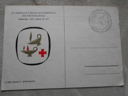 Hungary-  III. Orsz. Véradó Konferencia  Bélyegkilállítása - Békéscsaba  1971 - Red Cross -  D128860 - Commemorative Sheets