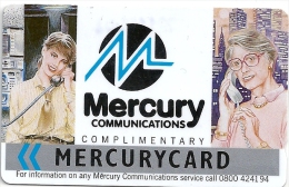 UK (Mercury) - Complimentary (3rd Issue), 21MERA-MER077, 100.000ex, Used - [ 4] Mercury Communications & Paytelco