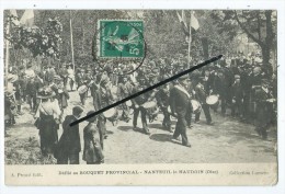 CPA - Défilé Au Bouquet Provincial - Nanteuil Le Haudouin -Musique Fanfare Tambours - Nanteuil-le-Haudouin