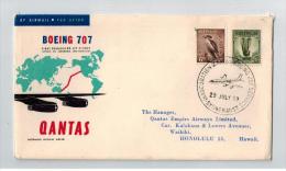 Lettre De SYDNEY Pour HONOLULU  1959 - Storia Postale