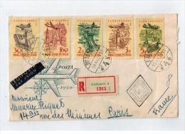 Lettre De BUDAPEST Pour La France 1959 - Storia Postale