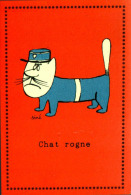 CARTE POSTALE ILLUSTRATEUR CARICATURE DESSIN , SINE , Chat Rogne - Sine