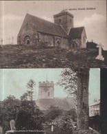 Two Postcards Of Guildford Churches Surrey - Surrey