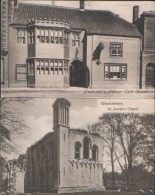 TWO GLASTONBURY POSTCARDS ABBEY GATE HOUSE & ST.JOSEPH'S CHAPEL - Andere & Zonder Classificatie