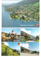 Schweiz - 2 Cards - Oberhofen Am Thunersee - Oberhofen Am Thunersee