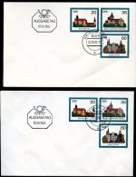 DDR U2 UMSCHLAG Burgen Der DDR SOST. VERSETZT 1985 - Briefomslagen - Gebruikt