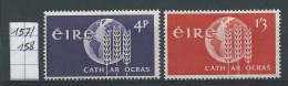 Ierland      Y / T     157 / 158         (X)  (met Plakker) - Unused Stamps