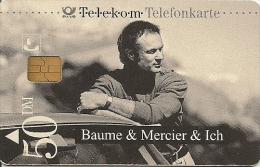 CARTE-PUCE-1994-ALLEMAGNE-MONTRES BAUME & MERCIER GENEVE-BE - A + AD-Series : D. Telekom AG Advertisement
