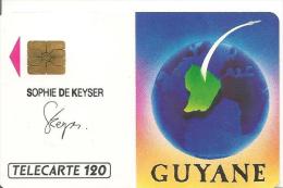 CARTE-PUBLIC-1989-F 106-SO2A-120U-12/89-GUYANE ARIANESPACE- UTILISEE-TB E- - 1989