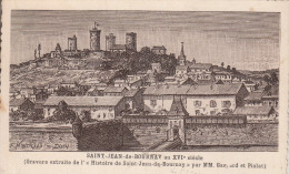 Saint-Jean De Bournay  (38440)  Gravure Extraite De "Histoire De Saint-Jean De Bournay" - Gaspard Et Piolat - Saint-Jean-de-Bournay