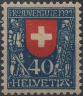 SUISSE SCHWEIZ SWITZERLAND Poste 191 ** MNH Armoirie Wappen Blason Winkelried & Duc Léopold Autriche (CV 27 ) - Nuevos