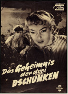 Das Neue Film-Programm Von Ca. 1965  -  "Das Geheimnis Der Drei Dschunken"  -  Mit Dominique Wilms , Jean Gaven - Zeitschriften