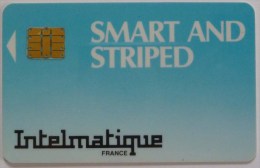 FRANCE - Early Smart Card - Intelmatique - SC1 Chip - 1984 - Ad Uso Privato