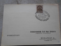 Hungary-  Budapest Háborús Vásár  WWII -- 1942  War Propaganda       D128875 - Herdenkingsblaadjes
