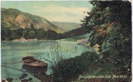 Cpa  GRASMERE LAKE AND NAB SCAR - Grasmere