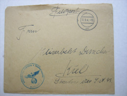 AMSTERDAM , 1942 , Lettre Militaire - Lettres & Documents