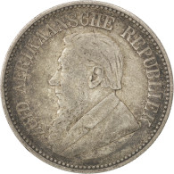 Monnaie, Afrique Du Sud, 2-1/2 Shillings, 1897, TB+, Argent, KM:7 - Afrique Du Sud