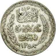 Monnaie, Tunisie, Ahmad Pasha Bey, 5 Francs, 1939, Paris, SUP+, Argent, KM:264 - Tunisie