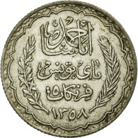 Monnaie, Tunisie, Ahmad Pasha Bey, 5 Francs, 1939, Paris, TTB, Argent, KM:264 - Tunisie