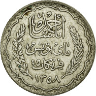 Monnaie, Tunisie, Ahmad Pasha Bey, 5 Francs, 1939, Paris, TTB+, Argent, KM:264 - Tunisie