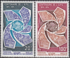 Afars & Issas 1974 Michel 106 - 107 Neuf ** Cote (2005) 7.00 Euro 100 Ans UPU - Ongebruikt