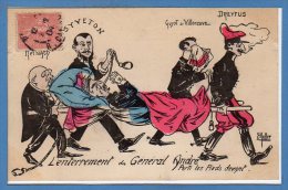 POLITIQUE - SATIRIQUES -- E. MULLER - L'enterrement Du Général  André - Satirical